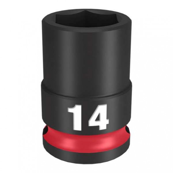 Milwaukee 49666138 - 3/8" Drive 14mm Standard 6 Point Shockwave Impact Socket Sockets & Accessories