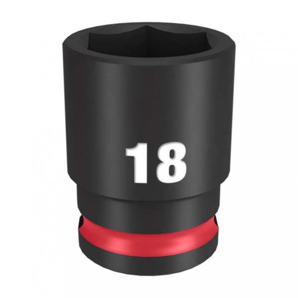 Milwaukee 49666142 - 3/8" Drive 18mm Standard 6 Point Shockwave Impact Socket Sockets & Accessories