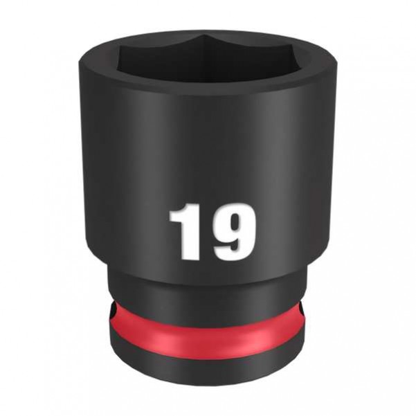 Milwaukee 449666143 - 3/8" Drive 19mm Standard 6 Point Shockwave Impact Socket Sockets & Accessories
