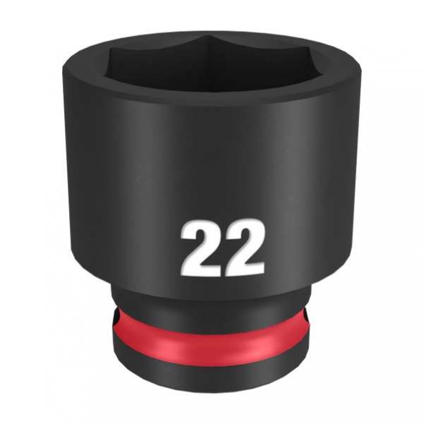 Milwaukee 49666145 - 3/8" Drive 22mm Standard 6 Point Impact Socket Sockets & Accessories