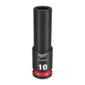 Milwaukee 49666152 - 3/8" Drive 10mm Deep 6 Point Impact Socket Sockets & Accessories