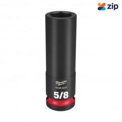 Milwaukee 49666224 - 1/2" Drive 5/8" Deep 6 Point Impact Socket