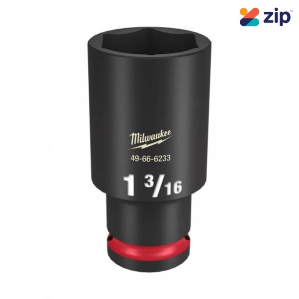 Milwaukee 49666233 - 1/2" Drive 1-3/16" Deep 6 Point Impact Socket Sockets & Accessories