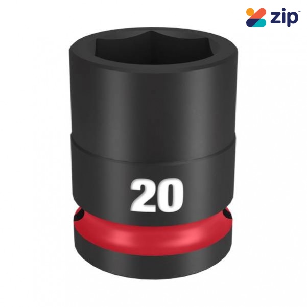 Milwaukee 49666252 - 1/2" Drive 20mm Standard 6 Point Impact Socket Sockets & Accessories