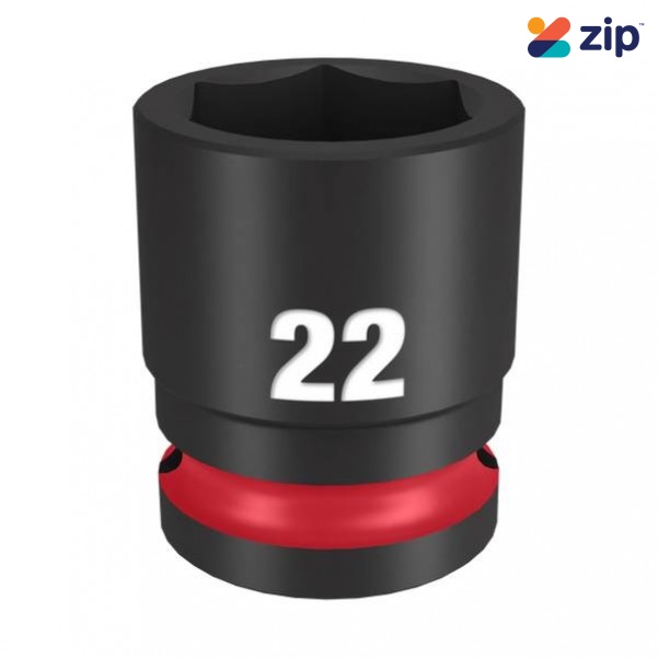 Milwaukee 49666254 - 1/2" Drive 22mm Standard 6 Point Impact Socket Sockets & Accessories