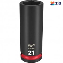 Milwaukee 49666282 - 1/2" Drive 21mm Deep 6 Point Impact Socket Sockets & Accessories