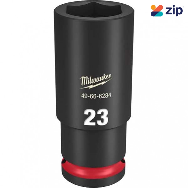 Milwaukee 49666284 - 1/2" Drive 23mm Deep 6 Point Impact Socket Sockets & Accessories