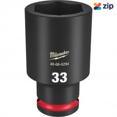Milwaukee 49666294 - 1/2" Drive 33mm Deep 6 Point Impact Socket Sockets & Accessories