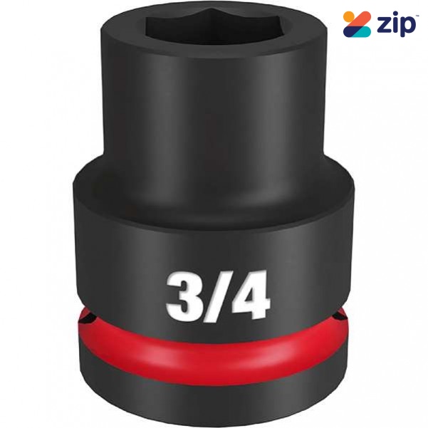Milwaukee 49666303 - 3/4" Drive 3/4" Standard 6 Point Impact Socket Sockets & Accessories