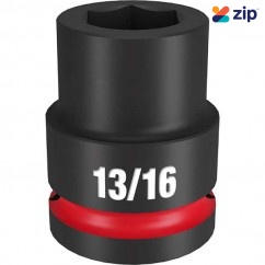 Milwaukee 49666304 - 3/4" Drive 13/16" Standard 6 Point Impact Socket