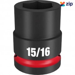Milwaukee 49666306 - 3/4" Drive 15/16" Standard 6 Point Impact Socket Sockets & Accessories