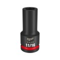 Milwaukee 49666334 - 3/4" Drive 11/16" Deep 6 Point Impact Socket Sockets & Accessories