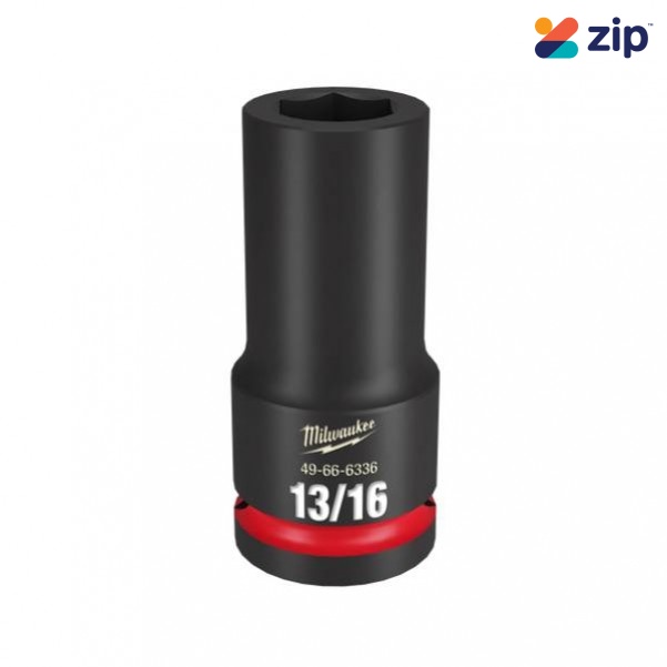 Milwaukee 49666336 - 3/4" Drive 13/16" Deep 6 Point Impact Socket Sockets & Accessories