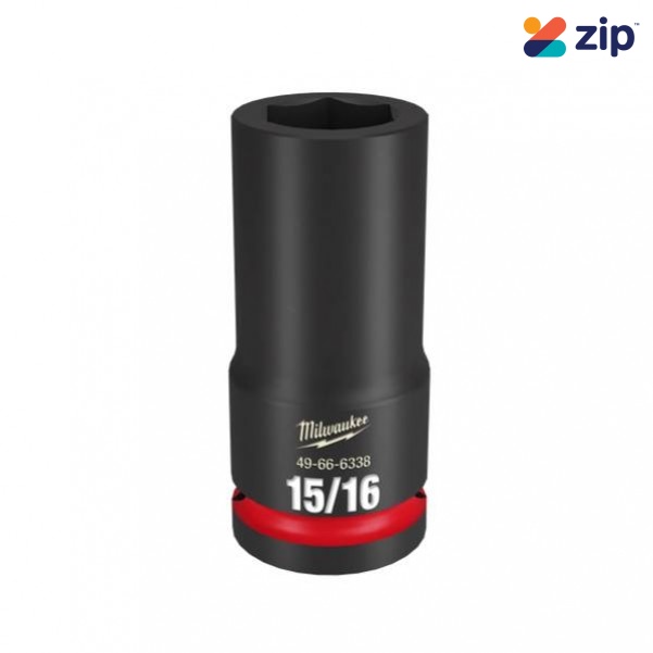 Milwaukee 49666338 - 3/4" Drive 15/16" Deep 6 Point Impact Socket Sockets & Accessories