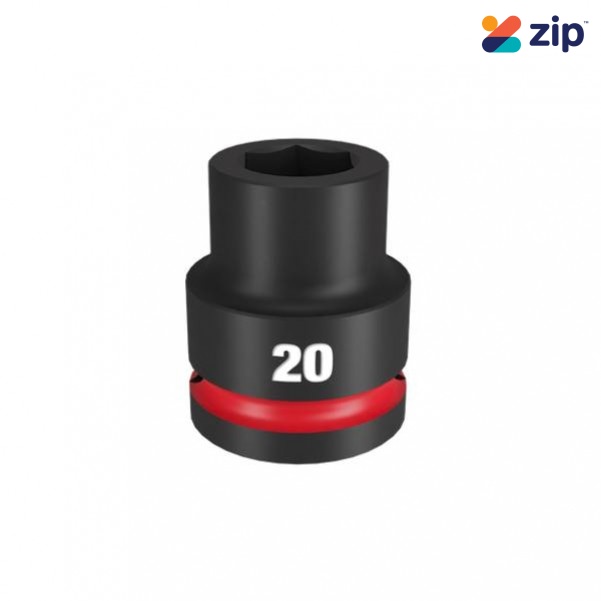 Milwaukee 49666358 - 3/4" Drive 20mm Standard 6 Point Impact Socket Sockets & Accessories