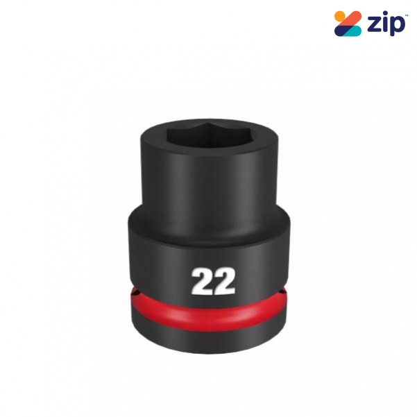Milwaukee 49666360 - 3/4" Drive 22mm Standard 6 Point Impact Socket Sockets & Accessories