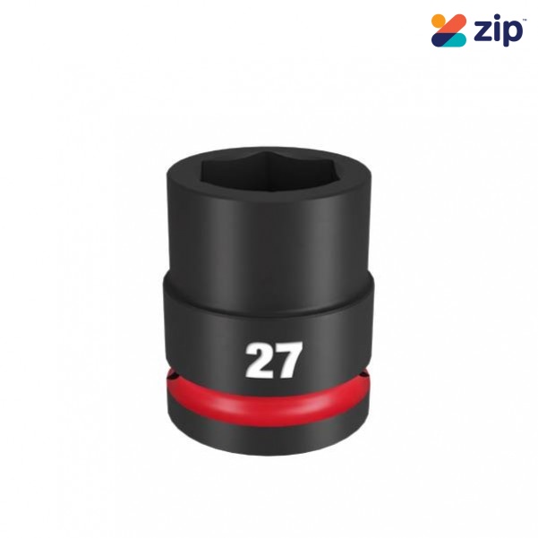 Milwaukee 49666365 - 3/4" Drive 27mm Standard 6 Point Impact Socket Sockets & Accessories