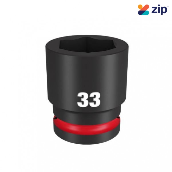Milwaukee 49666371 - 3/4" Drive 33mm Standard 6 Point Impact Socket Sockets & Accessories