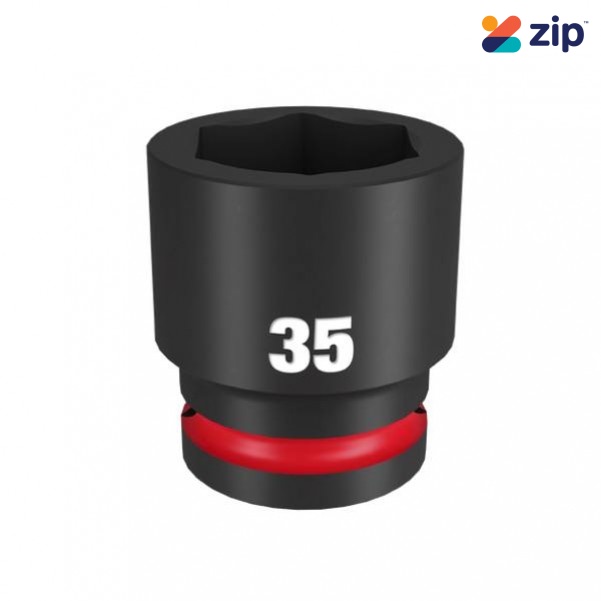 Milwaukee 49666373 - 3/4" Drive 35mm Standard 6 Point Impact Socket Sockets & Accessories