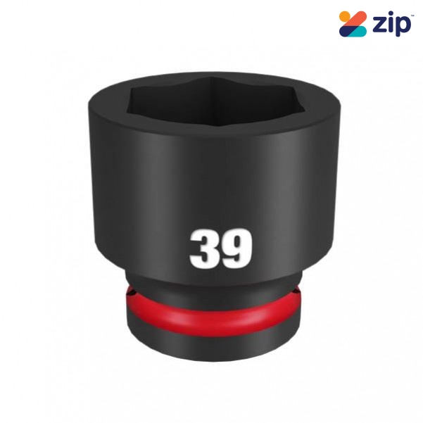 Milwaukee 49666377 - 3/4" Drive 39mm Standard 6 Point Impact Socket Sockets & Accessories