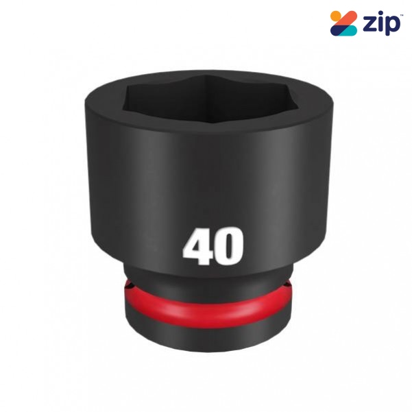 Milwaukee 49666378 - 3/4" Drive 40mm Standard 6 Point Impact Socket Sockets & Accessories