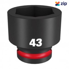 Milwaukee 49666381 - 3/4" Drive 43mm Standard 6 Point Impact Socket Sockets & Accessories