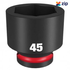 Milwaukee 49666383 - 3/4" Drive 45mm Standard 6 Point Impact Socket Sockets & Accessories