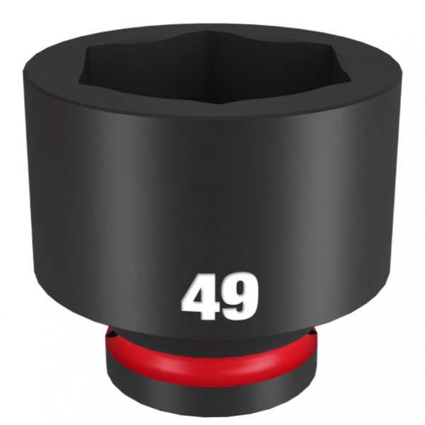 Milwaukee 49666387 - 3/4" Drive 49mm Standard 6 Point Impact Socket Sockets & Accessories