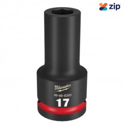 Milwaukee 49666393 - 3/4" Drive 17mm Deep 6 Point Impact Socket Sockets & Accessories