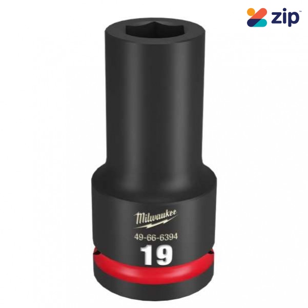 Milwaukee 49666394 - 3/4" Drive 19mm Deep 6 Point Impact Socket Sockets & Accessories
