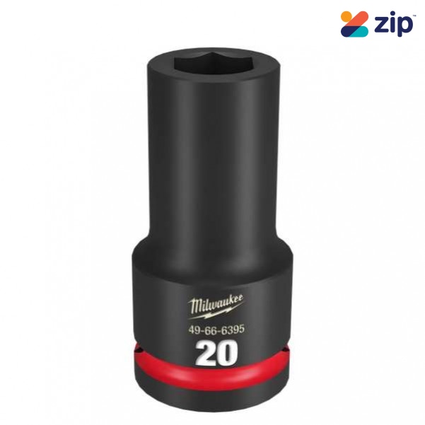 Milwaukee 49666395 - 3/4" Drive 20mm Deep 6 Point Impact Socket Sockets & Accessories