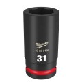 Milwaukee 49666406 - 3/4" Drive 31mm Deep 6 Point Impact Socket Sockets & Accessories