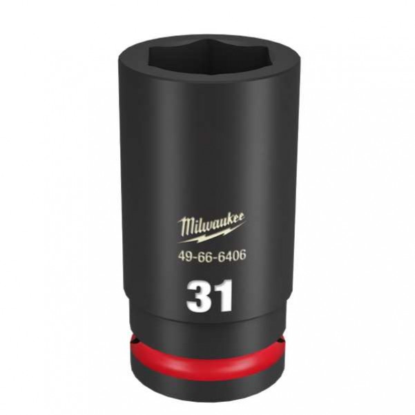 Milwaukee 49666406 - 3/4" Drive 31mm Deep 6 Point Impact Socket Sockets & Accessories