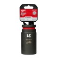 Milwaukee 49666406 - 3/4" Drive 31mm Deep 6 Point Impact Socket Sockets & Accessories