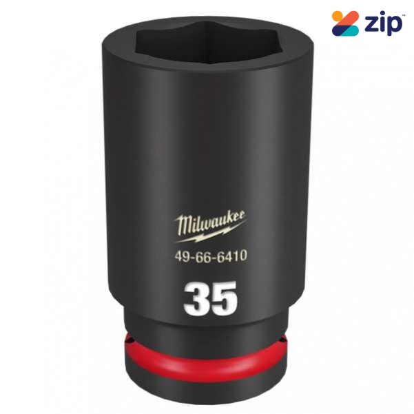 Milwaukee 49666410 - 3/4" Drive 35mm Deep 6 Point Impact Socket Sockets & Accessories