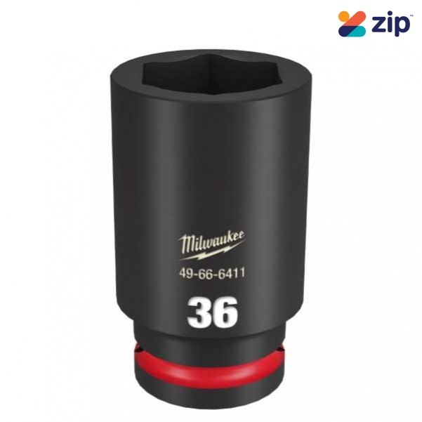 Milwaukee 49666411 - 3/4" Drive 36mm Deep 6 Point Impact Socket Sockets & Accessories