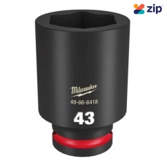 Milwaukee 49666418 - 3/4" Drive 43mm Deep 6 Point Impact Socket Sockets & Accessories