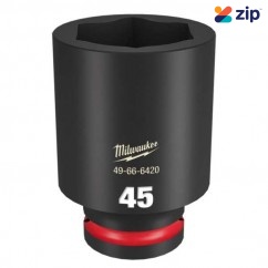 Milwaukee 49666420 - 3/4" Drive 45mm Deep 6 Point Impact Socket Sockets & Accessories