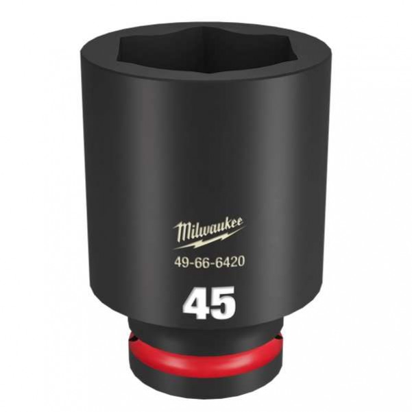 Milwaukee 49666420 - 3/4" Drive 45mm Deep 6 Point Impact Socket Sockets & Accessories