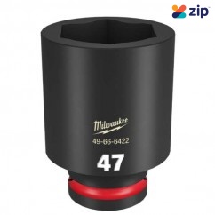 Milwaukee 49666422 - 3/4" Drive 47mm Deep 6 Point Impact Socket Sockets & Accessories