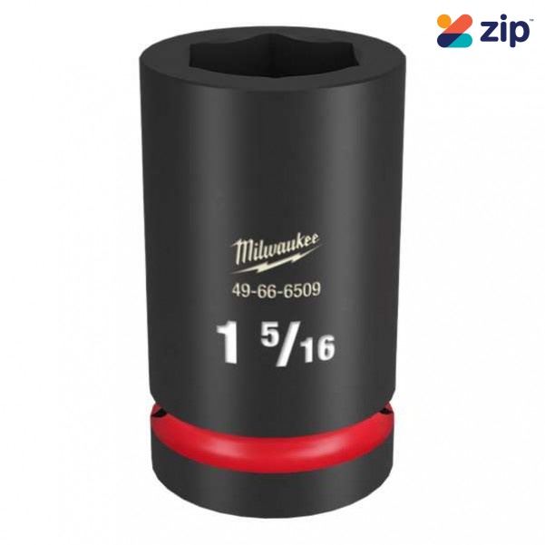 Milwaukee 49666509 - 1" Drive 1-5/16" Deep 6 Point Impact Socket Sockets & Accessories