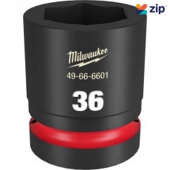 Milwaukee 49666601 - 1" Drive 36mm Standard 6 Point Impact Socket Sockets & Accessories