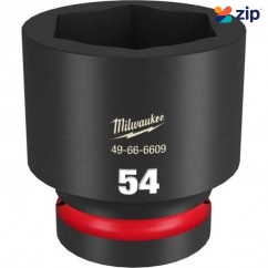 Milwaukee 49666609 - 1" Drive 54mm Standard 6 Point Impact Socket Sockets & Accessories