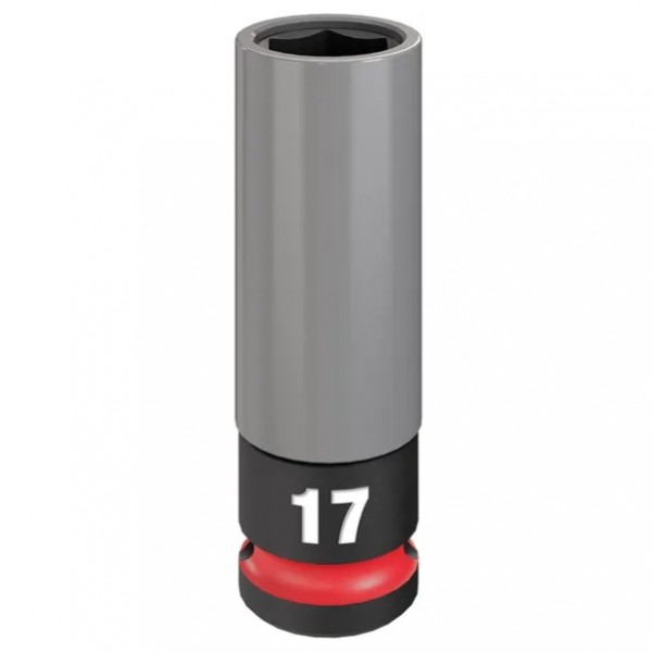 Milwaukee 49667802 - 1/2" Drive 17mm SHOCKWAVE Impact Duty Lug Nut Wheel Socket Socket Sets