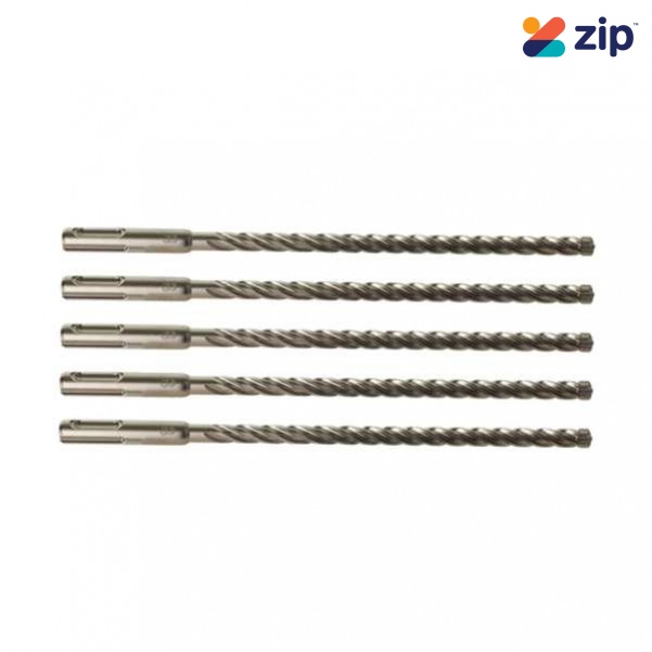 Milwaukee 4932478534 - 5 Pack 8 x 210mm 4 Cut SDS Plus Drill Bit Set Masonry - SDS