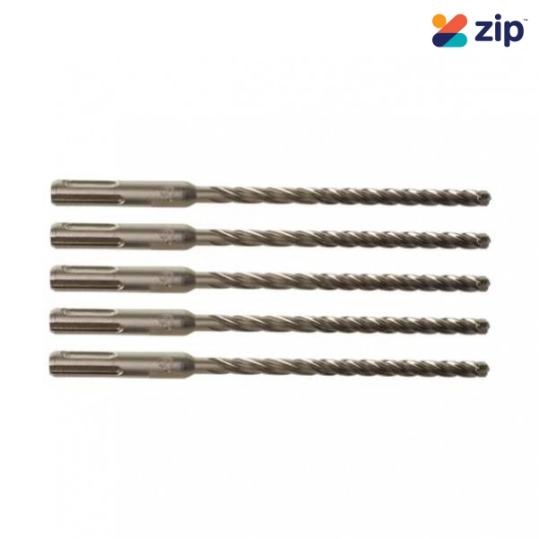 Milwaukee 4932479673 - 5 Pack 6.5 x 165mm 4 Cut SDS Plus Drill Bit Set Masonry - SDS