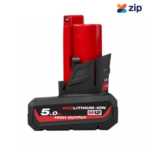 Milwaukee M12HB5 - 12V 5.0 Ah REDLITHIUM -ION HIGH OUTPUT Battery