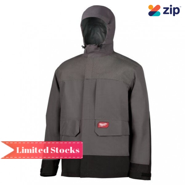 Milwaukee HYDROJKTX-0XL - Extra Large Workwear Hydrobreak Rainshell Jacket Workwear Hoodies/Jackets