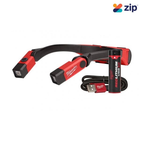 Milwaukee - L4NL400301 REDLITHIUM USB Rechargeable Neck Light Kit Lights & Torches