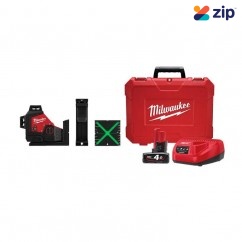 Milwaukee M123PLA401C - 12V 4.0Ah Li-ion Cordless 38m 3 Plane Laser Combo Kit